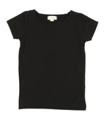 Lil Legs Short Sleeve Bamboo Tee - Black