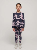 Bobo Choses Retro Flowers Top - Lavender