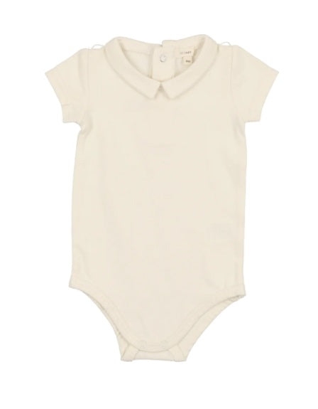 Lil legs Collar Onesie - Cream Lil legs Collar Onesie - Cream