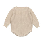 Analogie Chunky Knit Romper - Natural