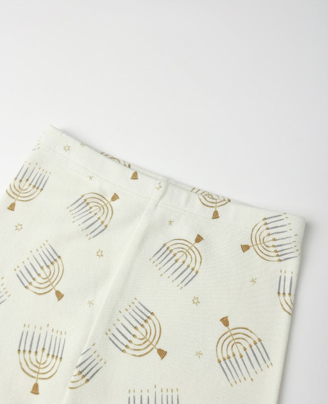 Rylee + Cru Organic Pajama Set - Hanukkah
