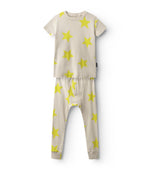 Nununu Star Lounge Set - Smokey Natural/Lime