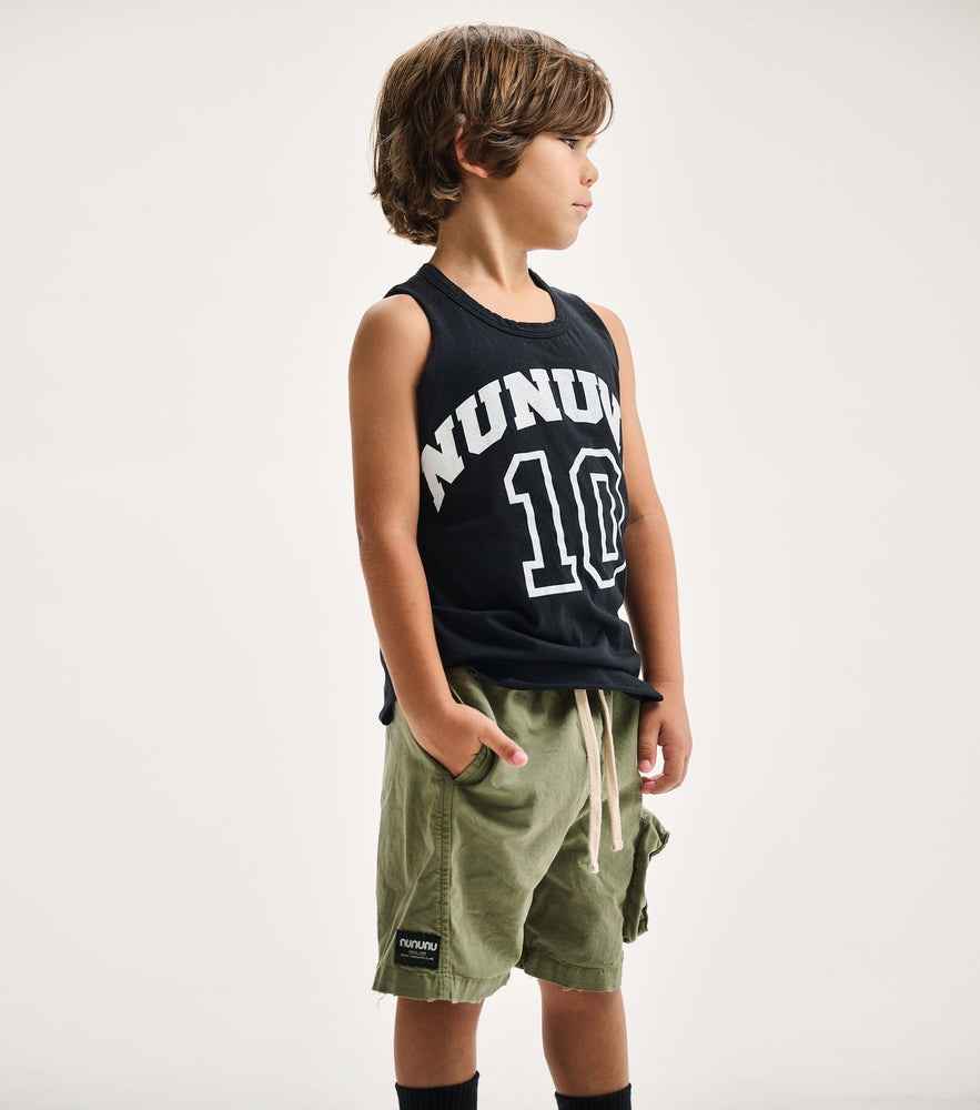 Nununu Summer Cargo Shorts - Olive