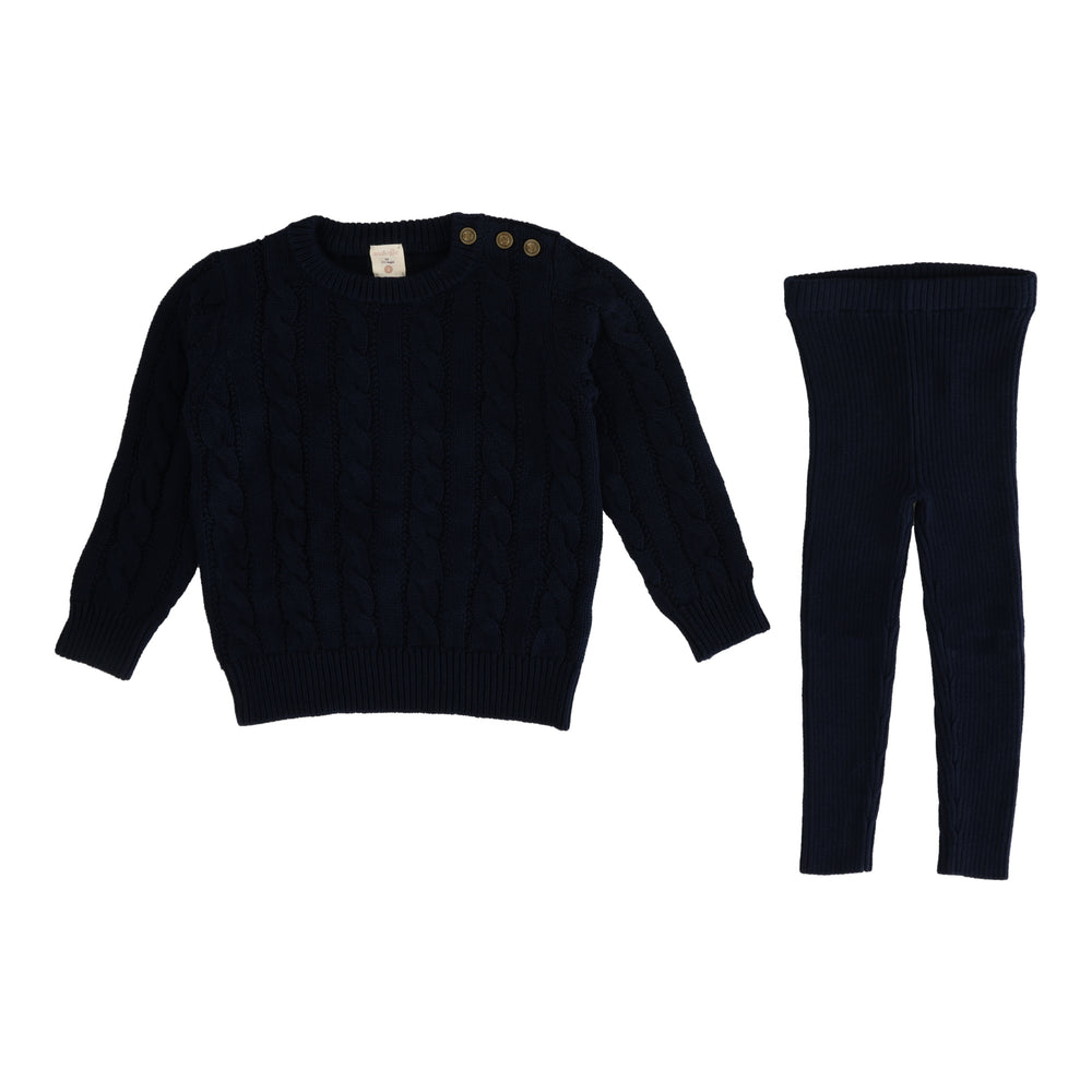 Analogie Boys Knit Set - Navy