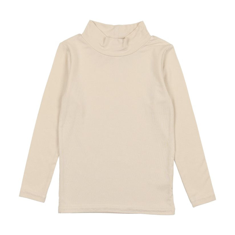 Lil Legs Bamboo Mock Neck - Natural