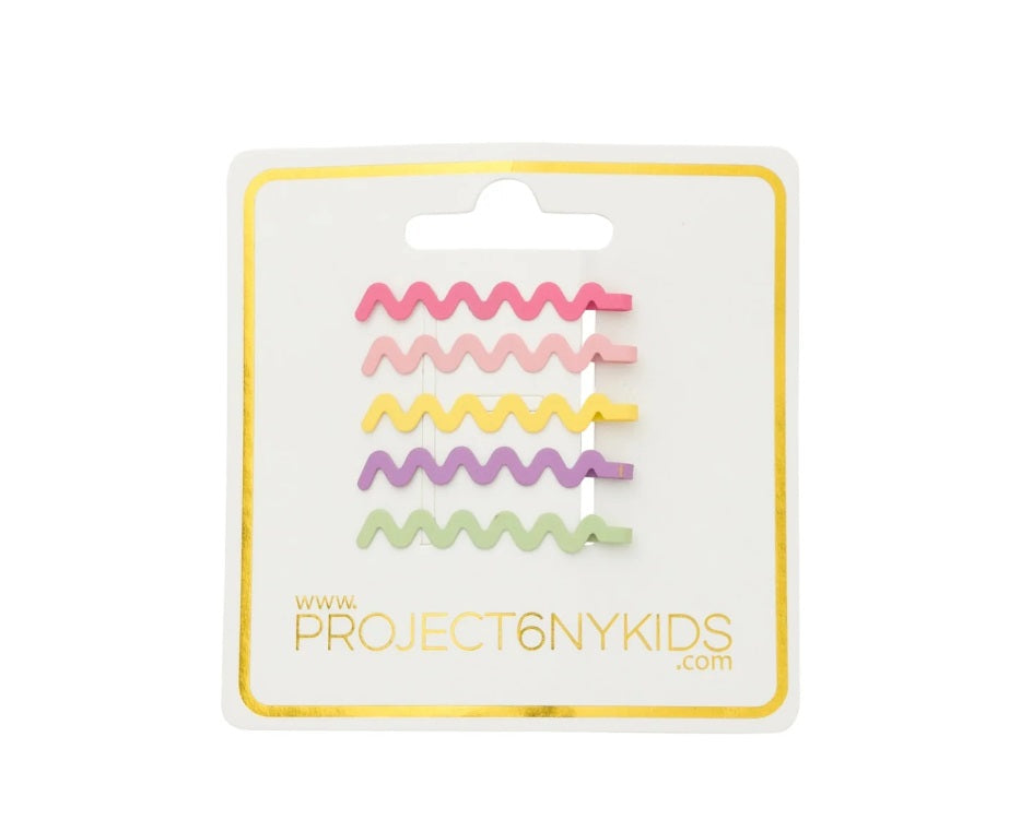 Project 6 Squiggly Colorful Bobby Pins