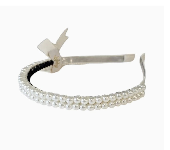 Halo Luxe Molly Pearl Bow Headband