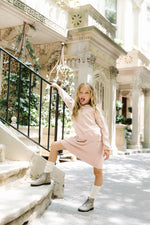 Analogie Dusty Pink Wash Girls Sweatshirt