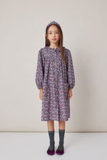 Tocoto Vintage Midi Dress - Navy Flowers