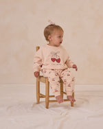 Quincy Mae Relaxed Fleece Sweat Set - Mon Amour