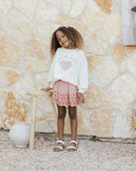 Rylee + Cru Tiered Mini Skirt - Poppy Gingham