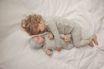 Lilette Heather Striped Gift Set - Sage