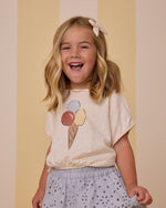 Rylee + Cru Cropped Cinched Tee - Gelato