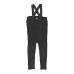 Analogie Rib Knit Overalls - Grey