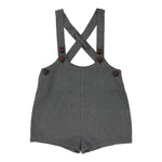 Analogie Suspender Shorts - Grey