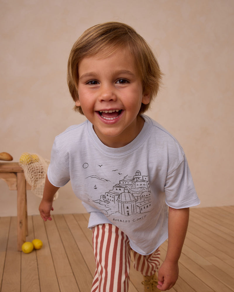Rylee + Cru Raw Edge Tee - Amalfi Coast