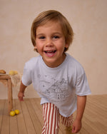 Rylee + Cru Raw Edge Tee - Amalfi Coast
