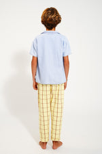 Piupiuchick Hawaiian Shirt - Light Blue Soft Denim