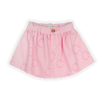 Sproet & Sprout Denim Logo Skirt - Pink
