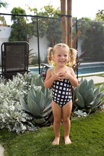 Maillot Halter Neck Gingham Swimsuit