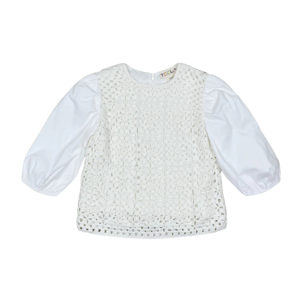 Teela Crochet Top - White