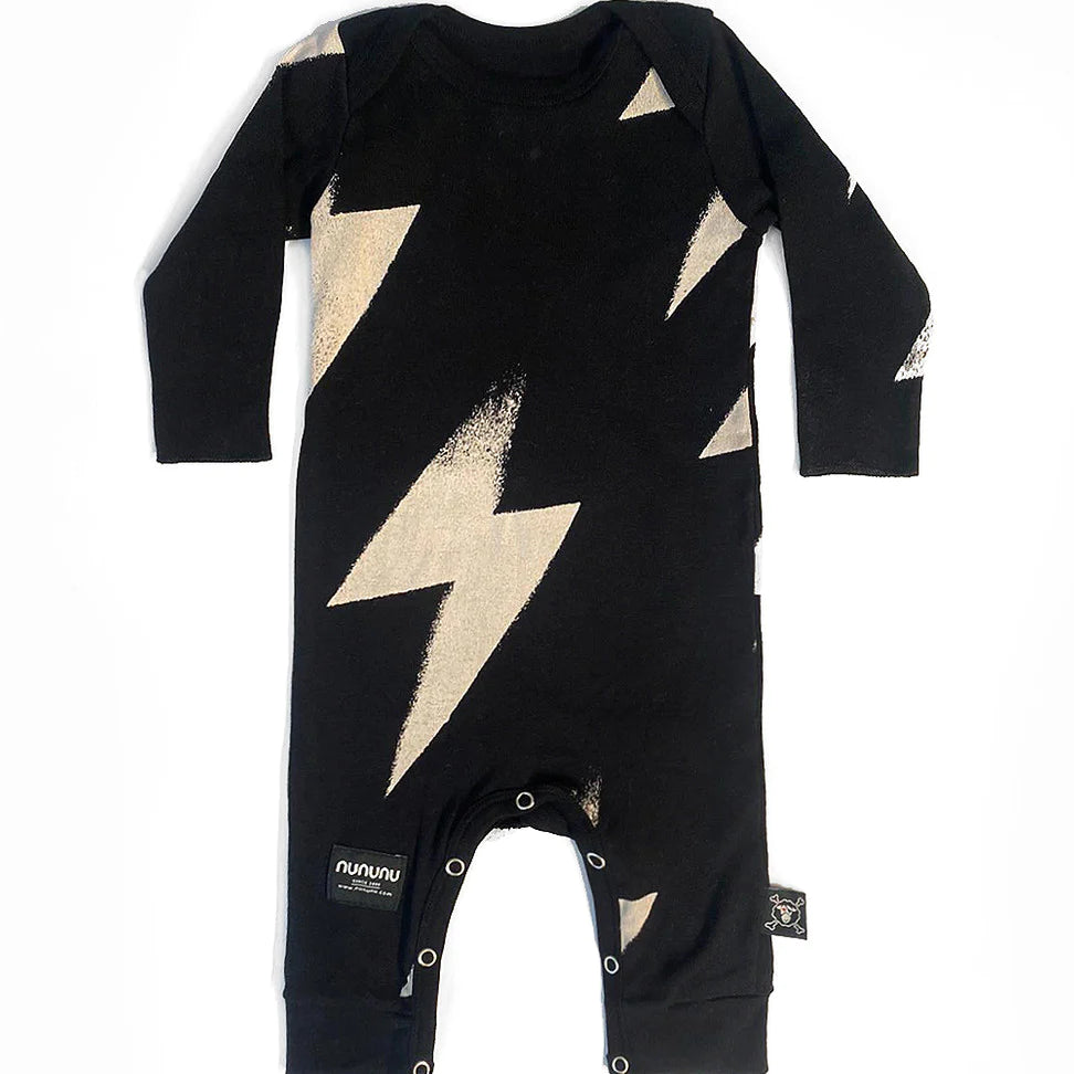 Nununu Bolts Overall - Black