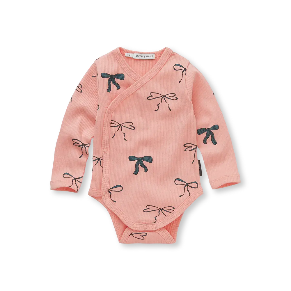 Sproet & Sprout Bows Print Onesie
