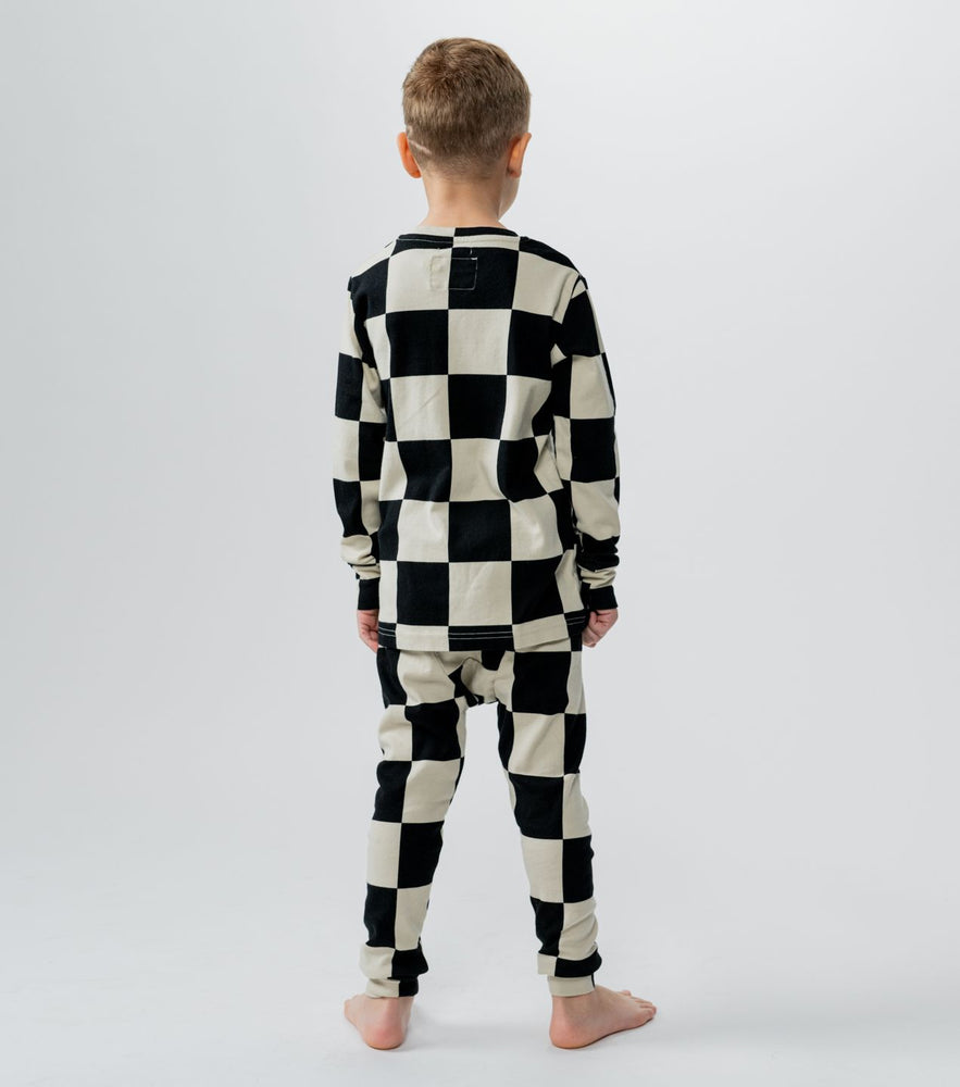 Nununu Checkmate Loungewear - Smokey/Natural