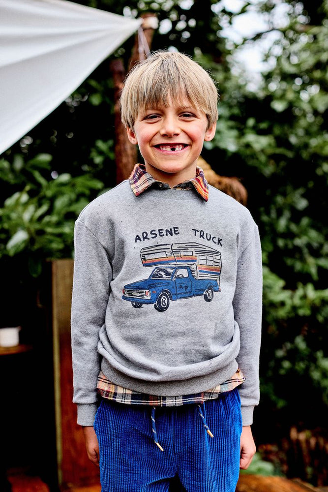 Arsene et les Pipelettes Truck Sweatshirt - Grey