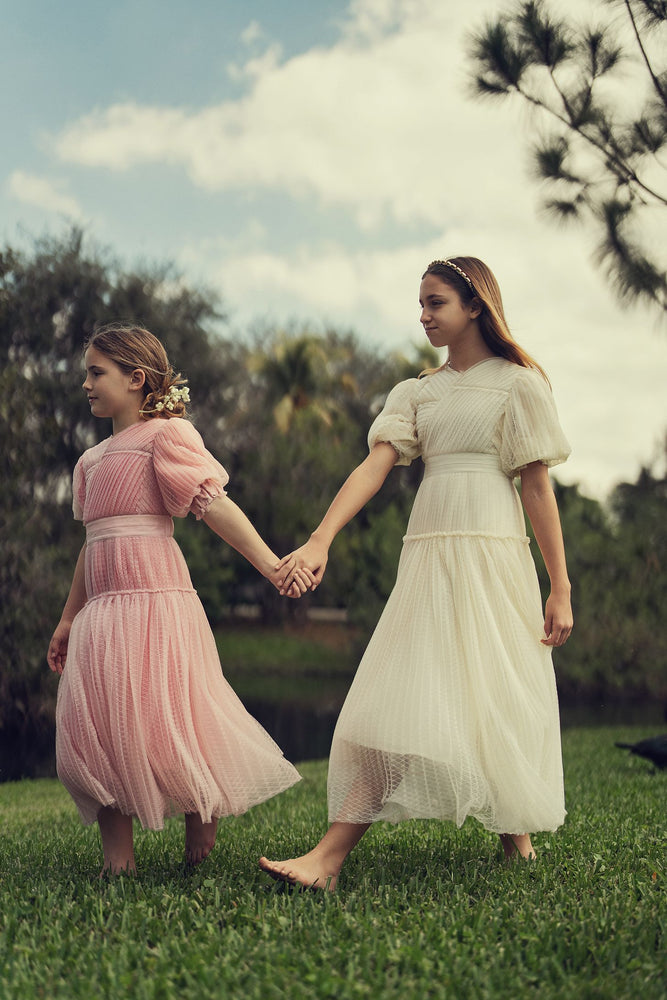 Teela Long Tulle Dress - Pink – The Shoppe Miami