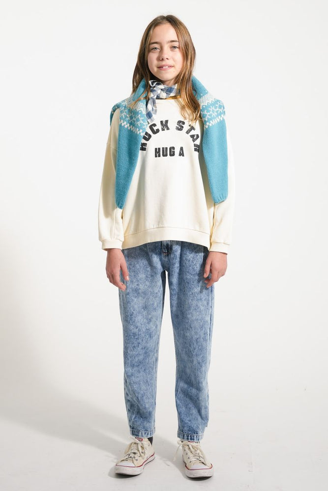Piupiuchick Rock Star Sweatshirt - Ecru