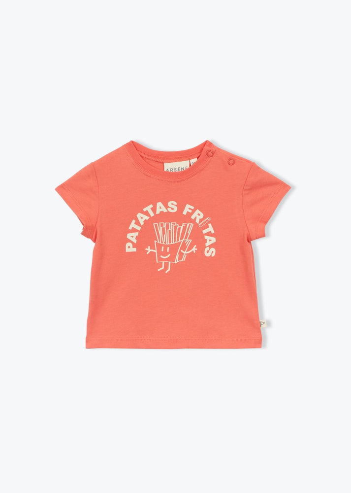 Arsene et les Pipelettes Baby Fries T-shirt - Red