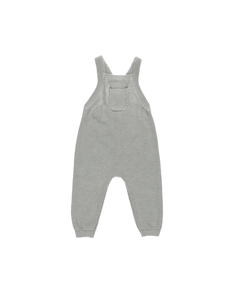 Quincy Mae Knit Overall - Dusty Blue