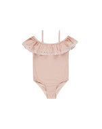 Rylee + Cru Off the Shoulder Swimsuit - Pink