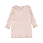 Lil Legs Three Quarter Sleeve Tee - Pink