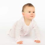 Magnetic Me Pointelle Footie - Love Lines Pink