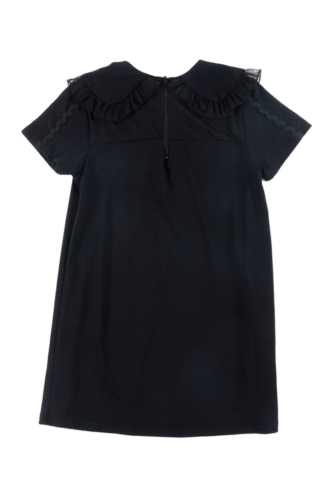 Loud Apparel Black Collar Dress