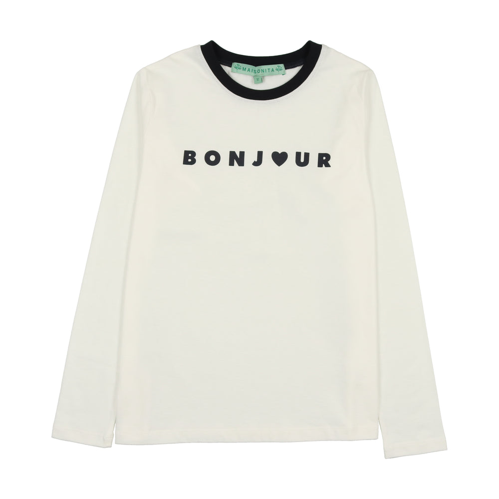 Maisonita Bonjour T-shirt - Heart