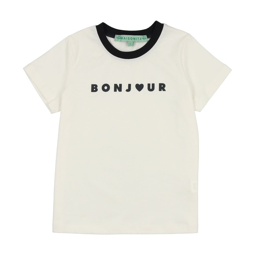 Maisonita Bonjour T-shirt - Heart