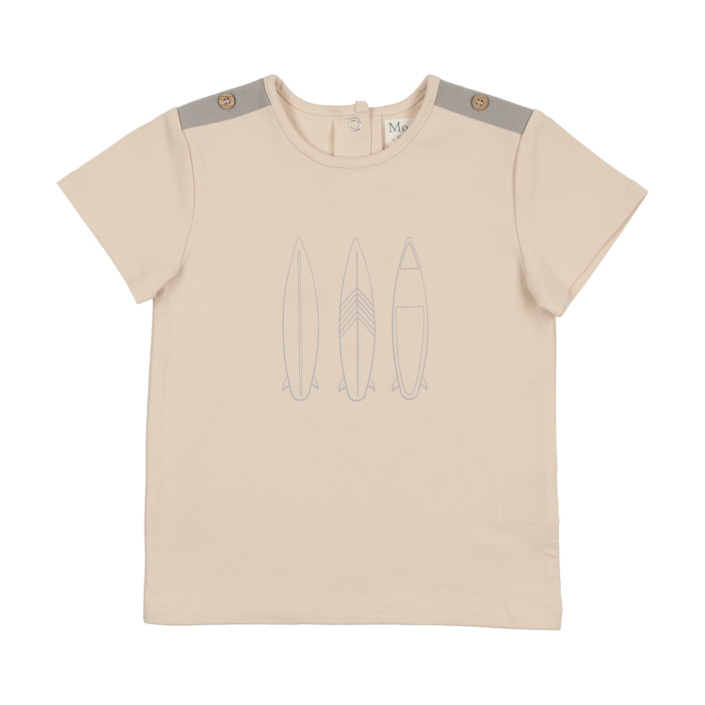 Montee Island Stripe Top - Tan