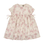 Maniere Ribbon Tie Dress - Pink Rose