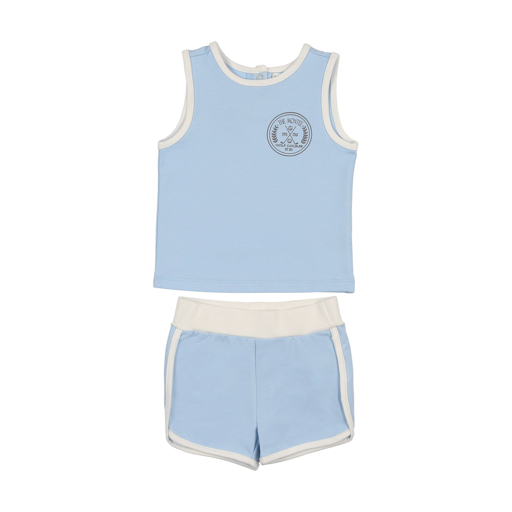 Montee Golf Course Toddler Set - Baby Blue