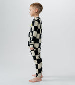 Nununu Checkmate Loungewear - Smokey/Natural