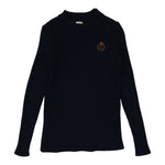 Analogie Crest Knit Mockneck - Navy