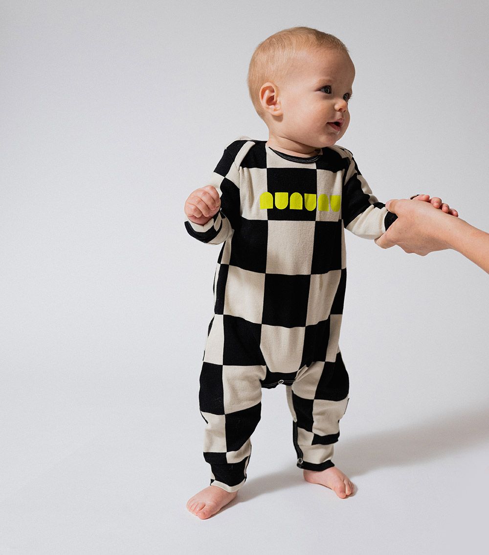 Nununu Checkmate Overall Smokey/Natural – The Shoppe Miami