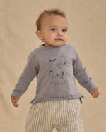 Rylee + Cru Raw Edge Long Sleeve Tee - Basketball