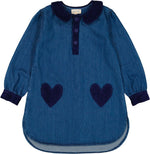 Louis Louise Margareta Denim Heart Dress