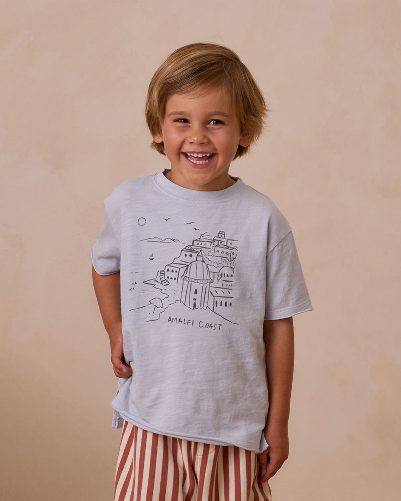Rylee + Cru Raw Edge Tee - Amalfi Coast