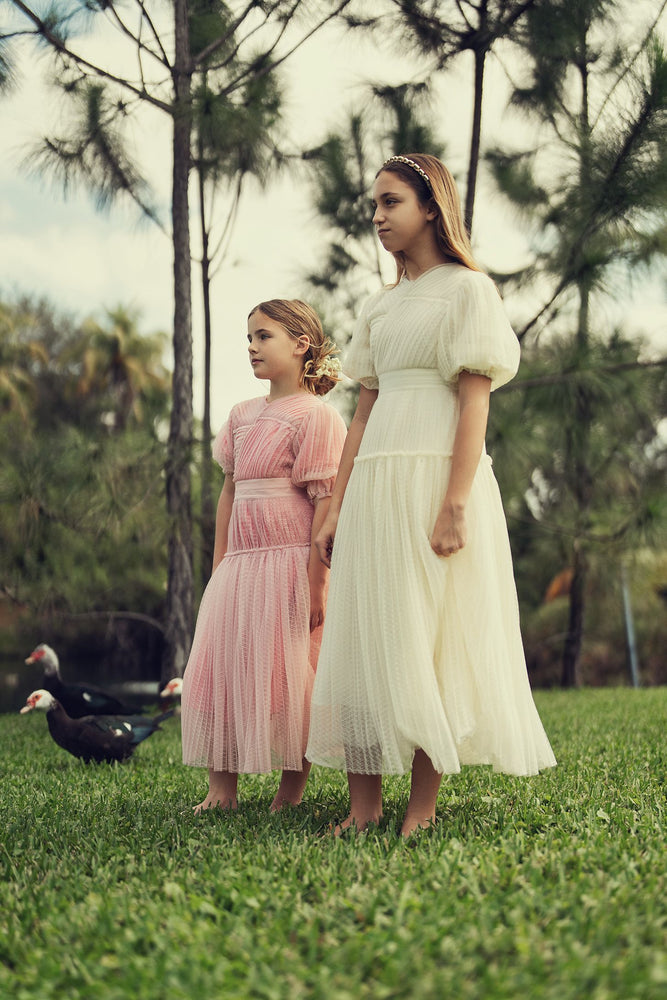 Teela Ivory Tulle Dress 3 / Ivory