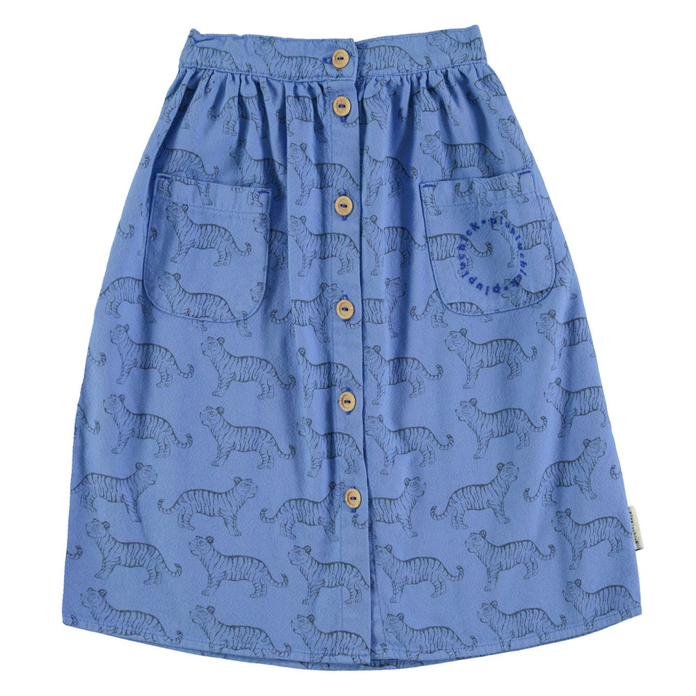Piupiuchick Long Blue Skirt - Tigers